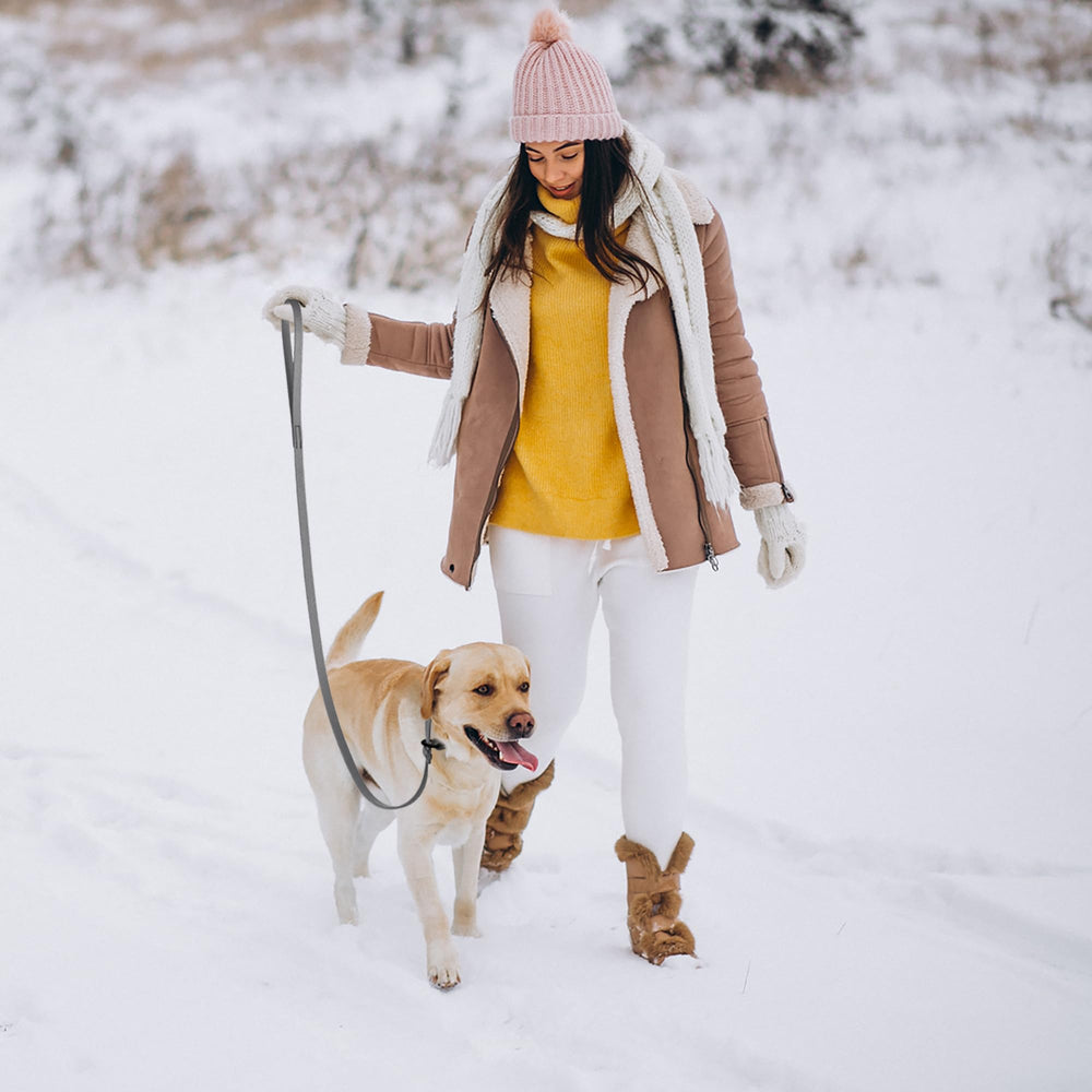 Dogline heavy-duty leash USA made supports active dogs during training and walks