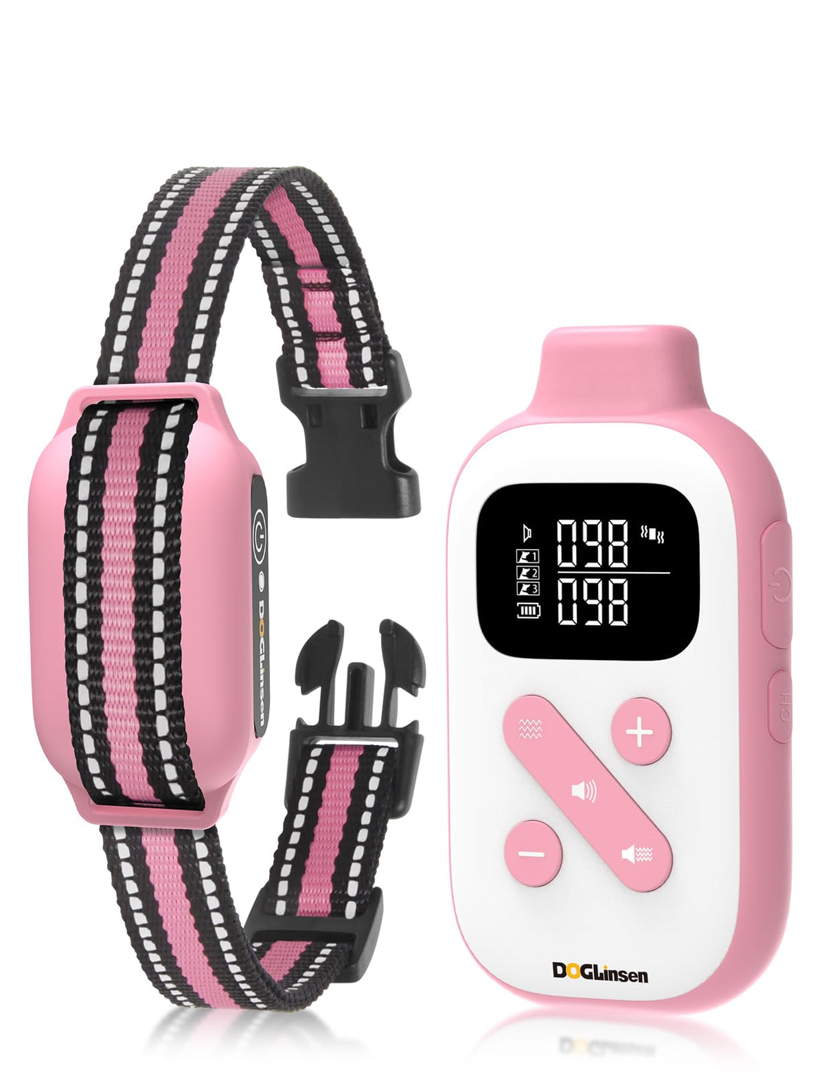 DOGLinsen no-shock-collar remote view enables humane training sessions.