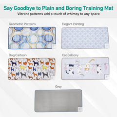 DOGNESS mat in living room demonstrates indoor couch protection for pets.