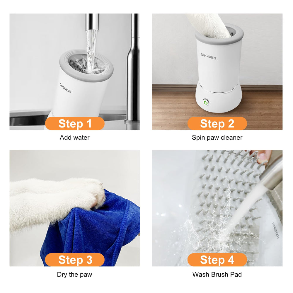 DOGNESS W01 one-button operation for simple paw cleaning