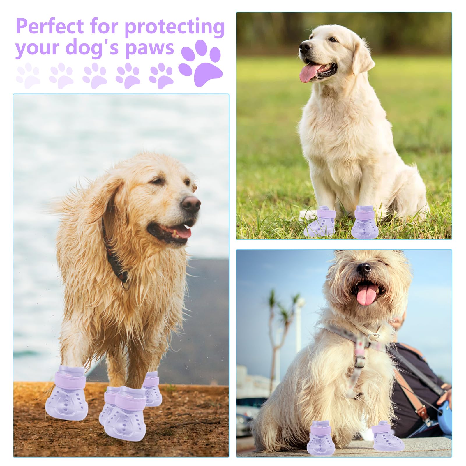 DOGOYS dog shoes adjustable straps showcase secure, easy-on design for quick outings.