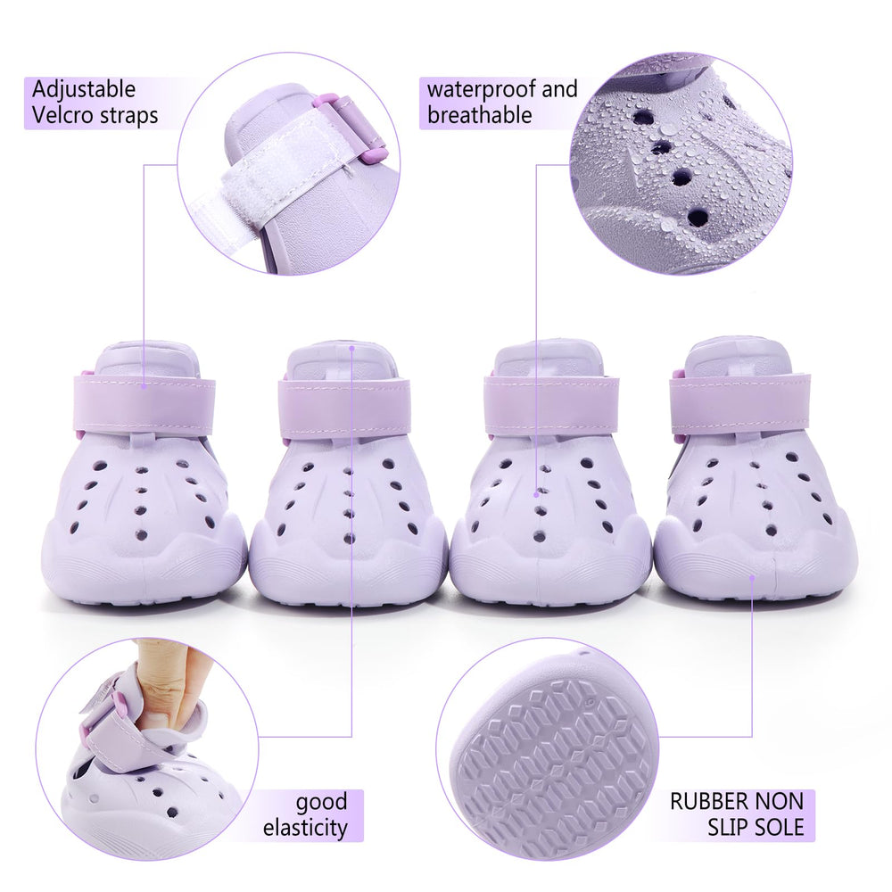 DOGOYS adjustable-straps illustrate secure closure for easy on/off after playtime.