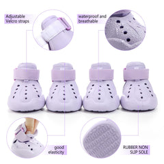 DOGOYS adjustable-straps illustrate secure closure for easy on/off after playtime.