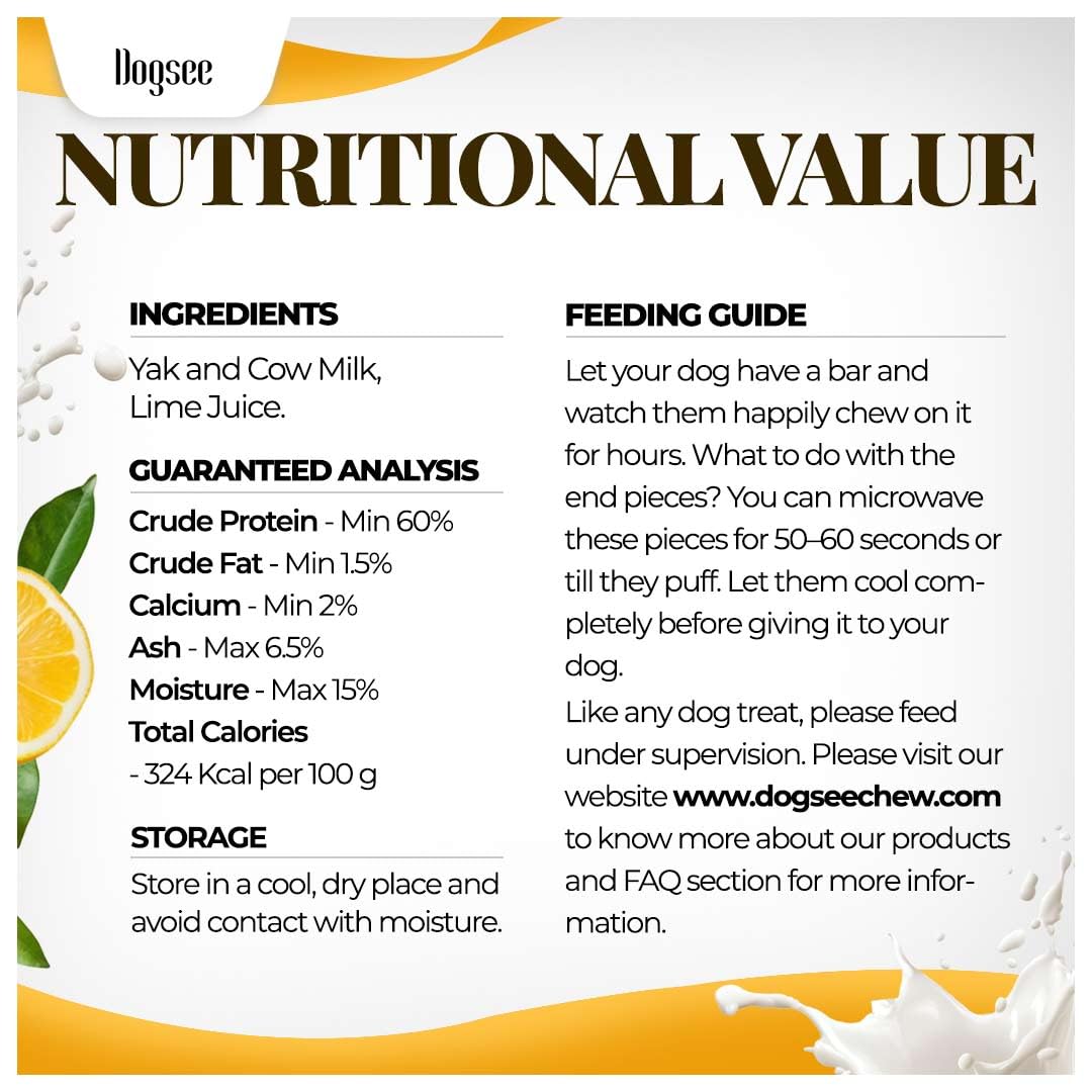 Dogsee Original Yak Chews provide a calm, satisfying chew session for anxious pups.