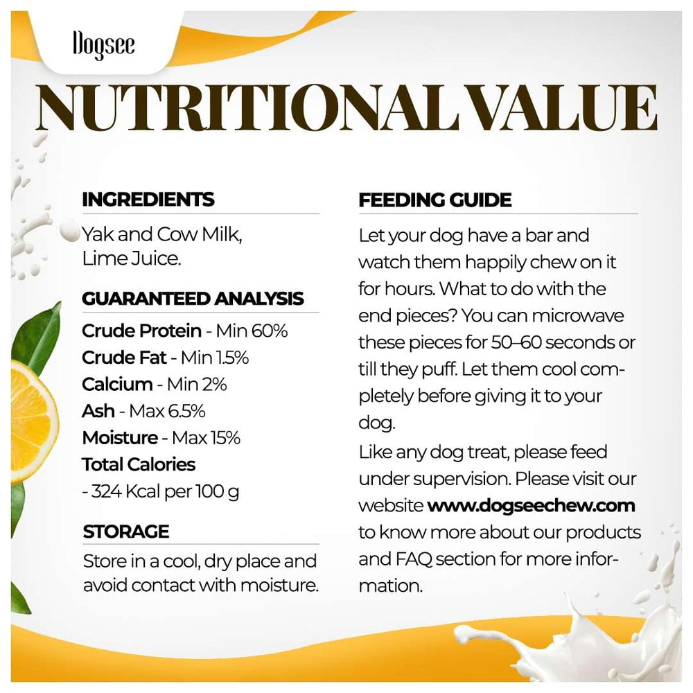Dogsee Original Yak Chews provide a calm, satisfying chew session for anxious pups.