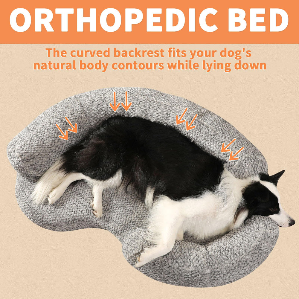DogTender bed built-in handle shown for easy relocation around the home.