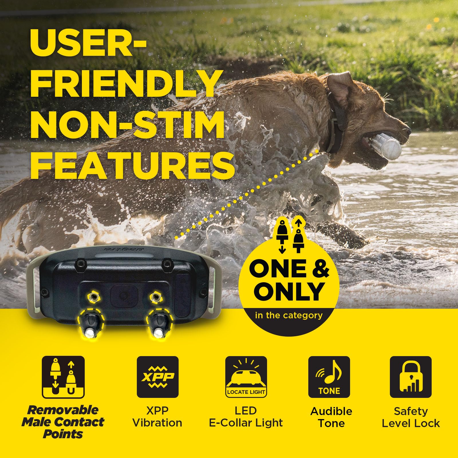 Dogtra 1900X waterproof metal case withstands outdoor training conditions