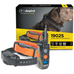 Dogtra 1902S ergonomic receiver with sleek design for comfortable all-day training wear.
