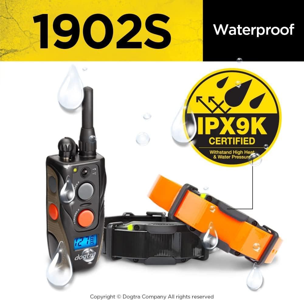 Dogtra 1902S Nick and Constant corrections provide adaptable training options.
