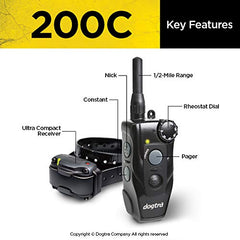 Dogtra 200C battery charger with splitter cable for quick recharges.