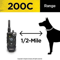 Dogtra 200C two-dog capability supports training two dogs as light as 10 lbs
