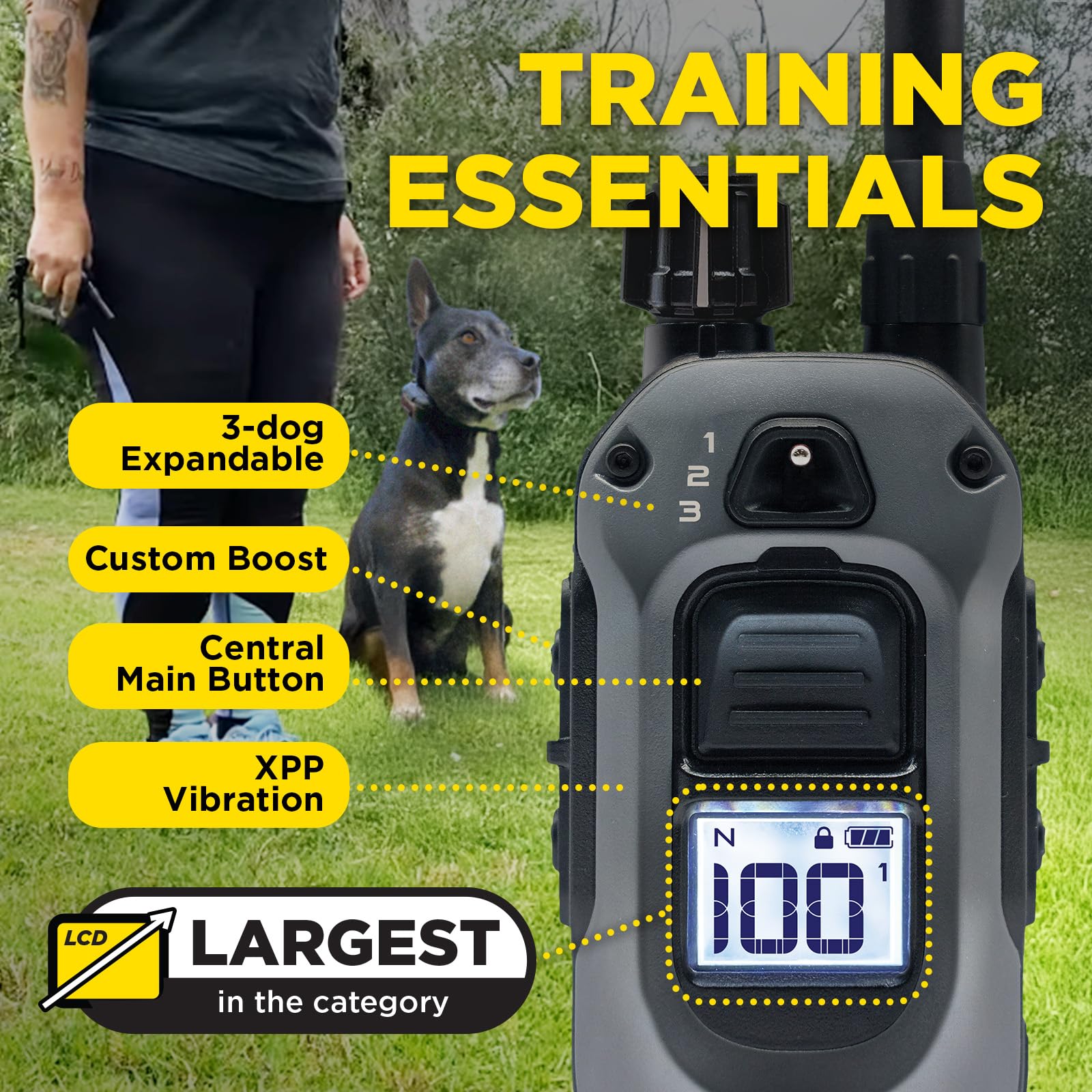 Dogtra 280X removable contact points adjust fit for 10 lbs+ dogs