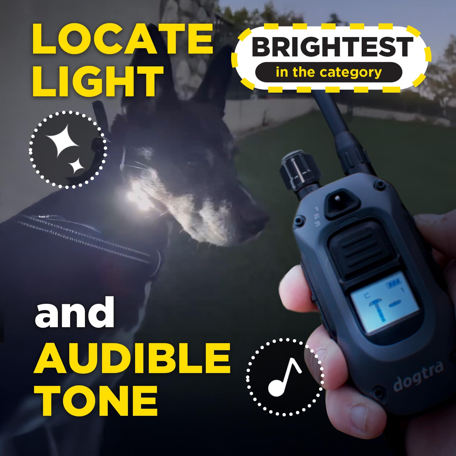 Dogtra 280X rugged unit built to withstand dirt and submersion