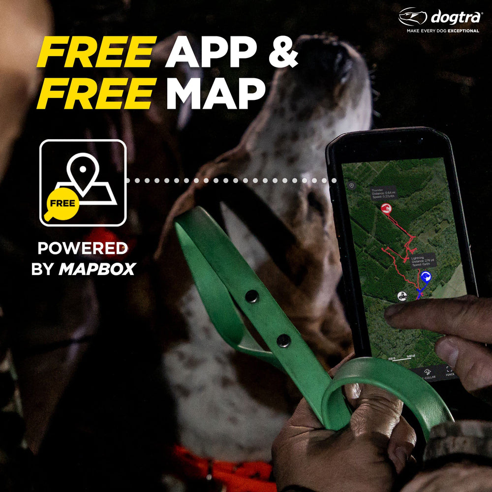 Dogtra Pathfinder 2 geofence alerts indicating boundary notifications