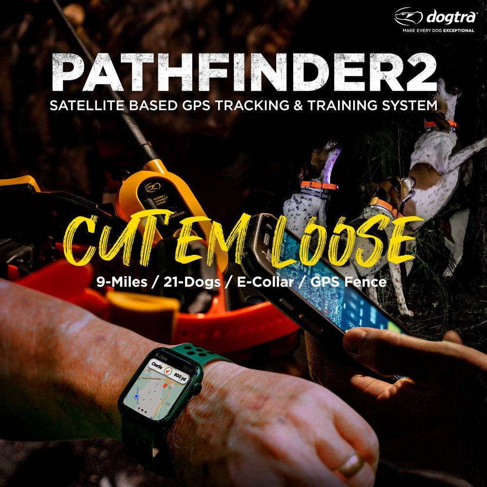 Dogtra Pathfinder 2 GPS update panel showing fast location refresh