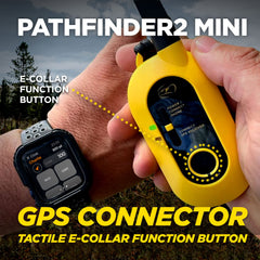 Dogtra Pathfinder2 Mini app map view showing live locations
