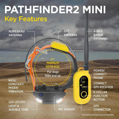 Dogtra Pathfinder2 Mini gps connector enabling direct corrections