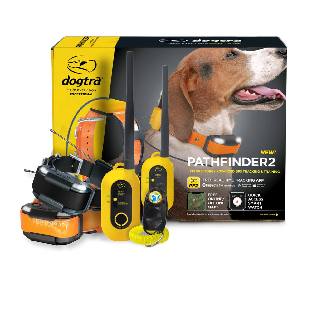 Dogtra Pathfinder 2 remote trainer with GPS display for reliable tracking