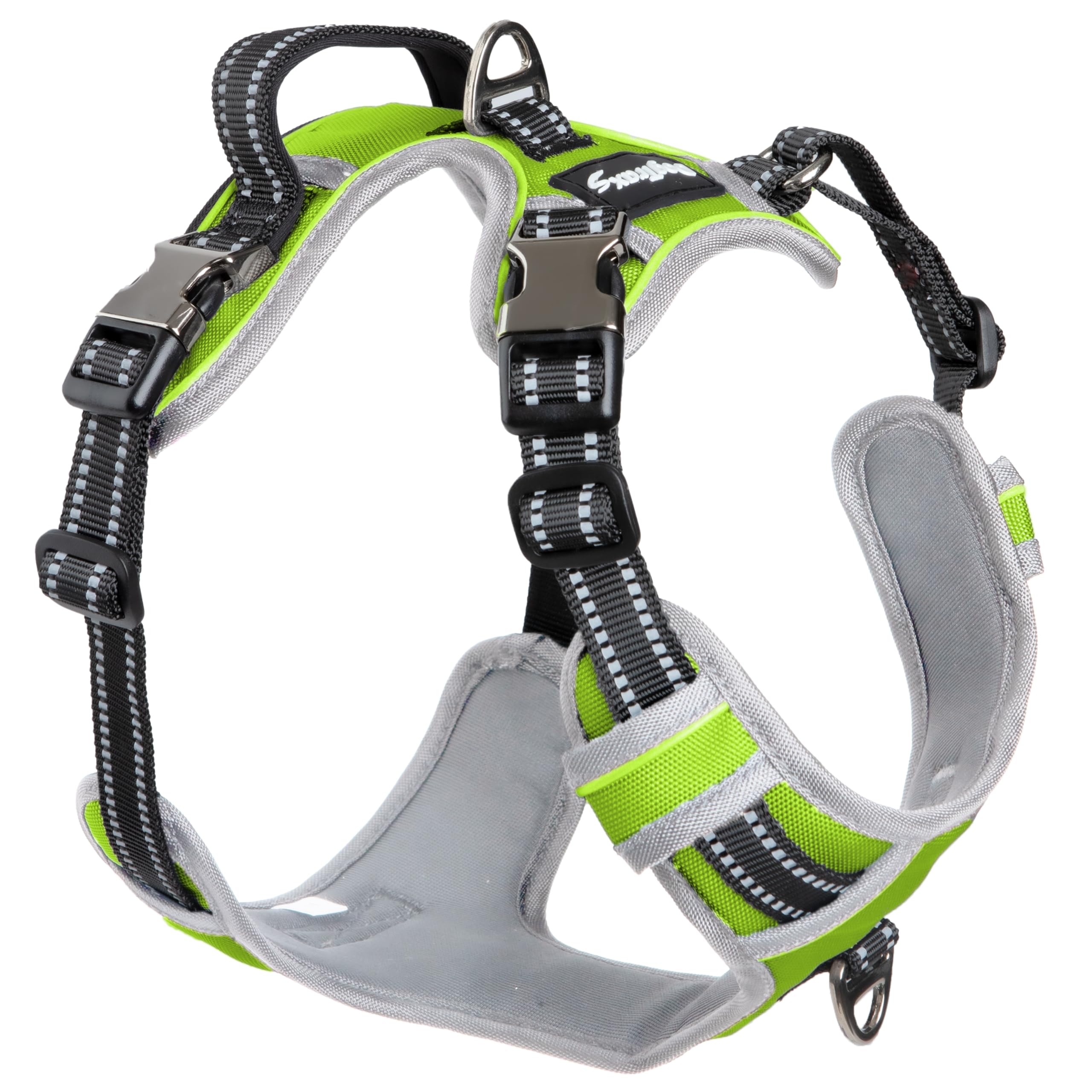 DogTraxs easy-on-off step-in design enables quick fitting