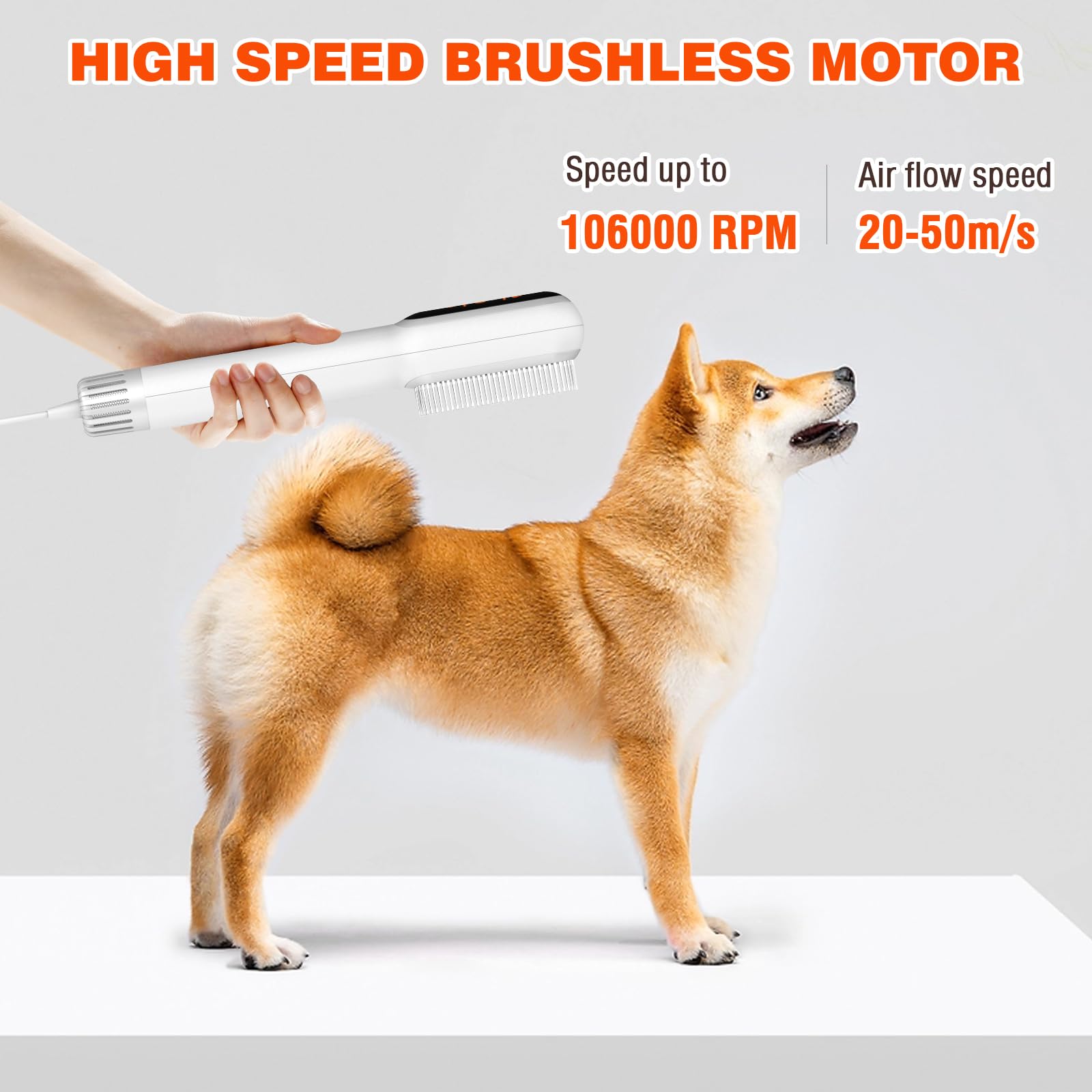 Dogways compact travel case for dryer supports easy packing and travel grooming.