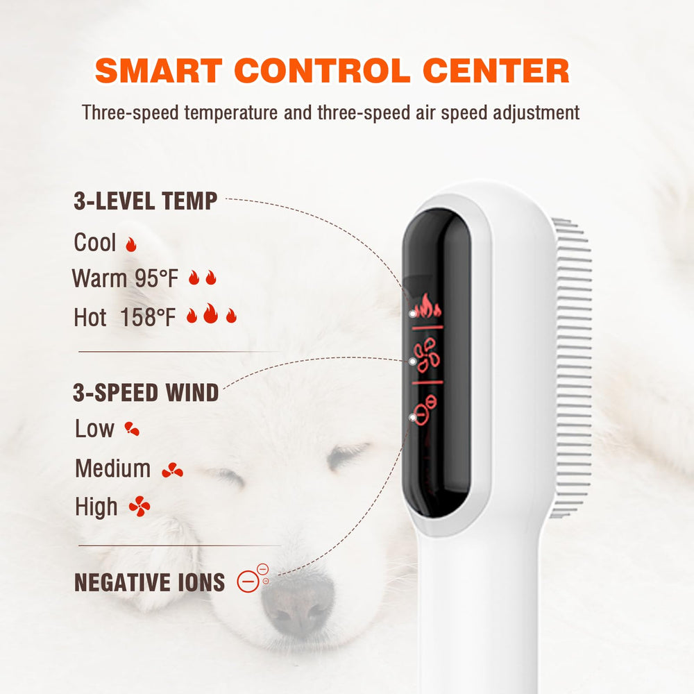 Dogways low-noise operation keeps dogs calm during drying sessions.