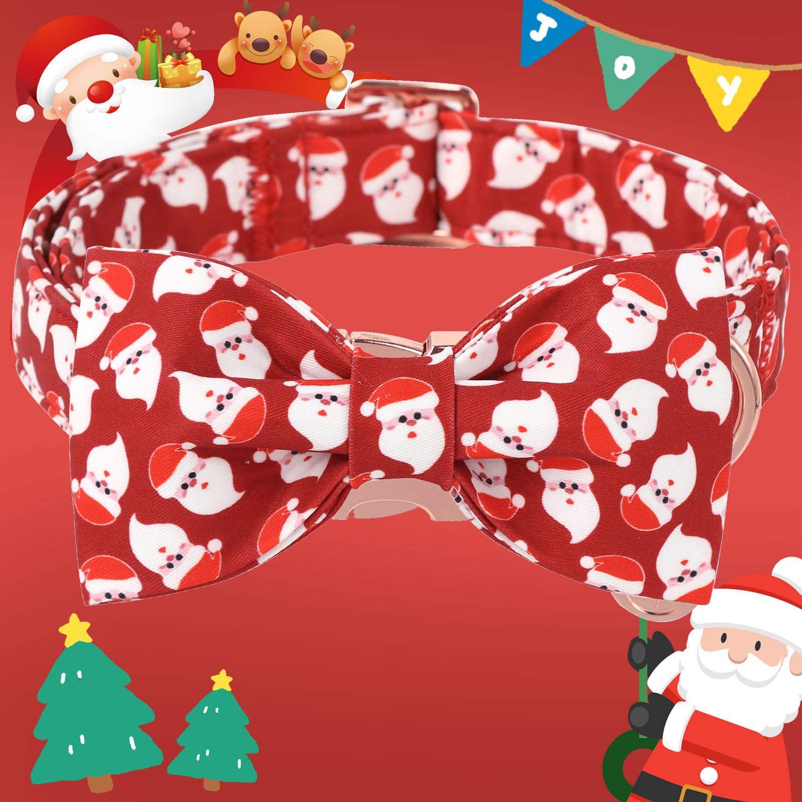 DOGWONG adjustable-d-ring collar fits various neck sizes securely.