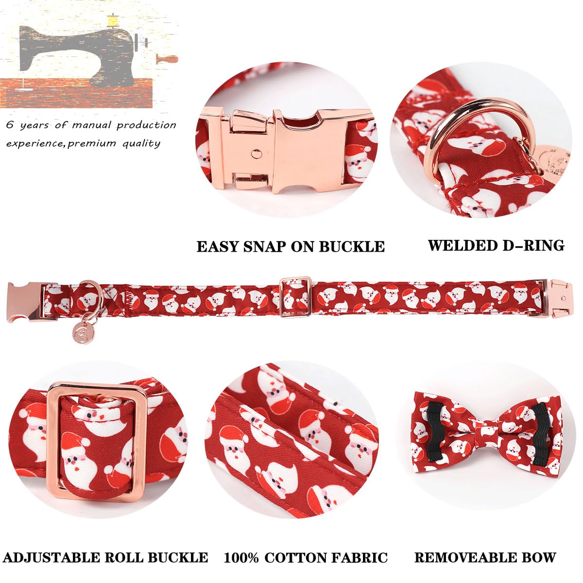 DOGWONG cotton-collar-buckle-detail shows premium material and comfortable wear.
