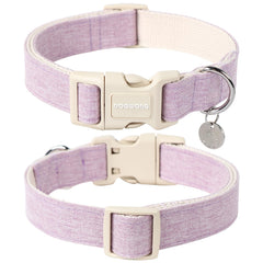DOGWONG heavy-duty adjustable collar strap demonstrates secure fit for active dogs