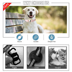 DOGWONG natural cotton linen collar highlighting breathable fabric for comfort.
