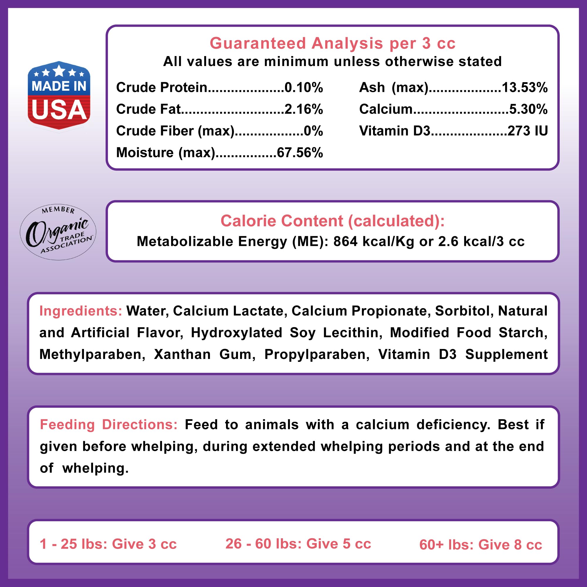 Dogzymes Canine Whelping Calcium Paste syringe shows precise application for pets.