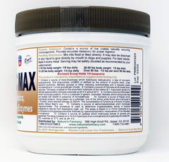 Dogzymes Probiotic Max mixed-in-food application demonstrating easy feeding routine for dogs