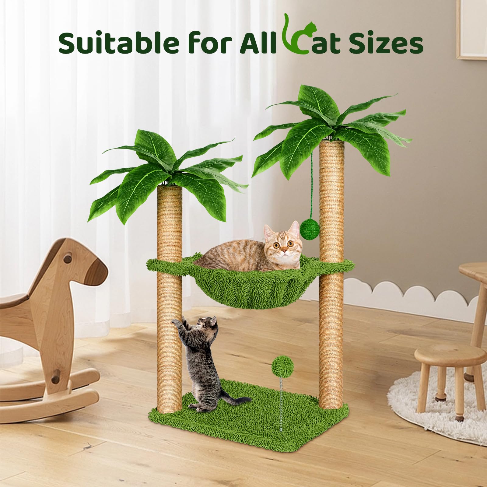 Dohump Cat Tree easy installation - quick setup with included screws.