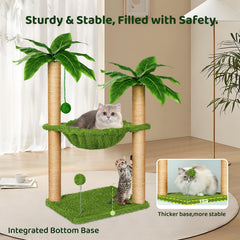 Dohump Cat Tree hammock - spacious resting area for kittens.