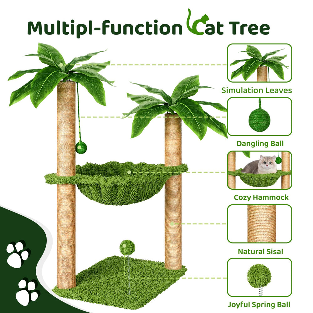 Dohump Cat Tree sisal post - natural scratching to protect furniture.