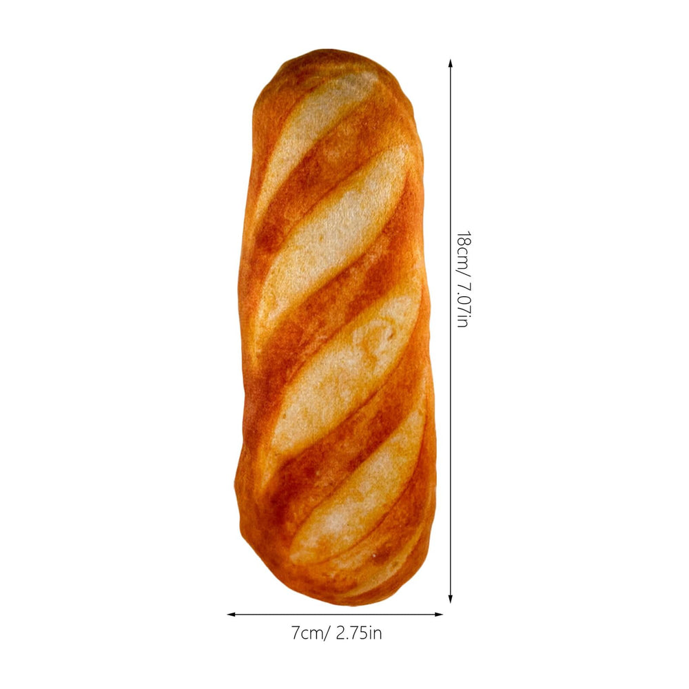 DOITOOL Cat Kicker Toys bread-cat-toy snuggle shot highlights cozy comfort for cats.