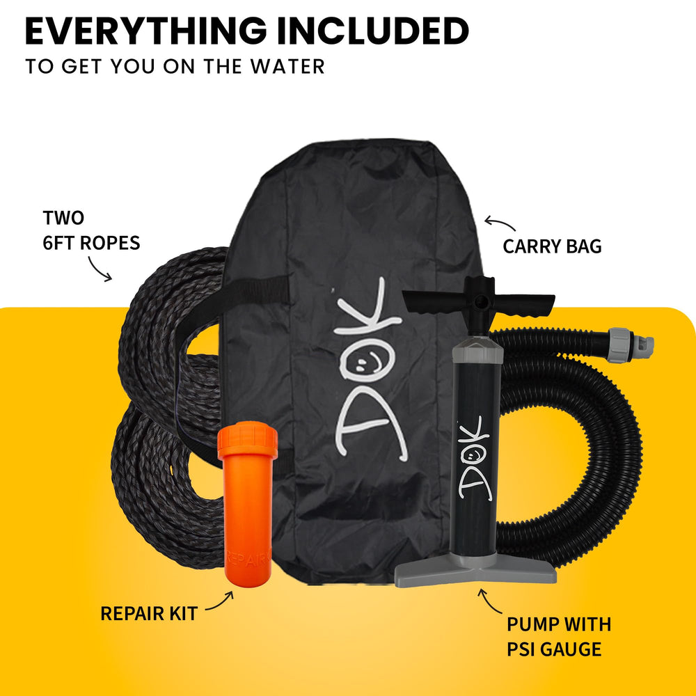 DOK Dog-DOK packed storage image showing compact travel readiness.