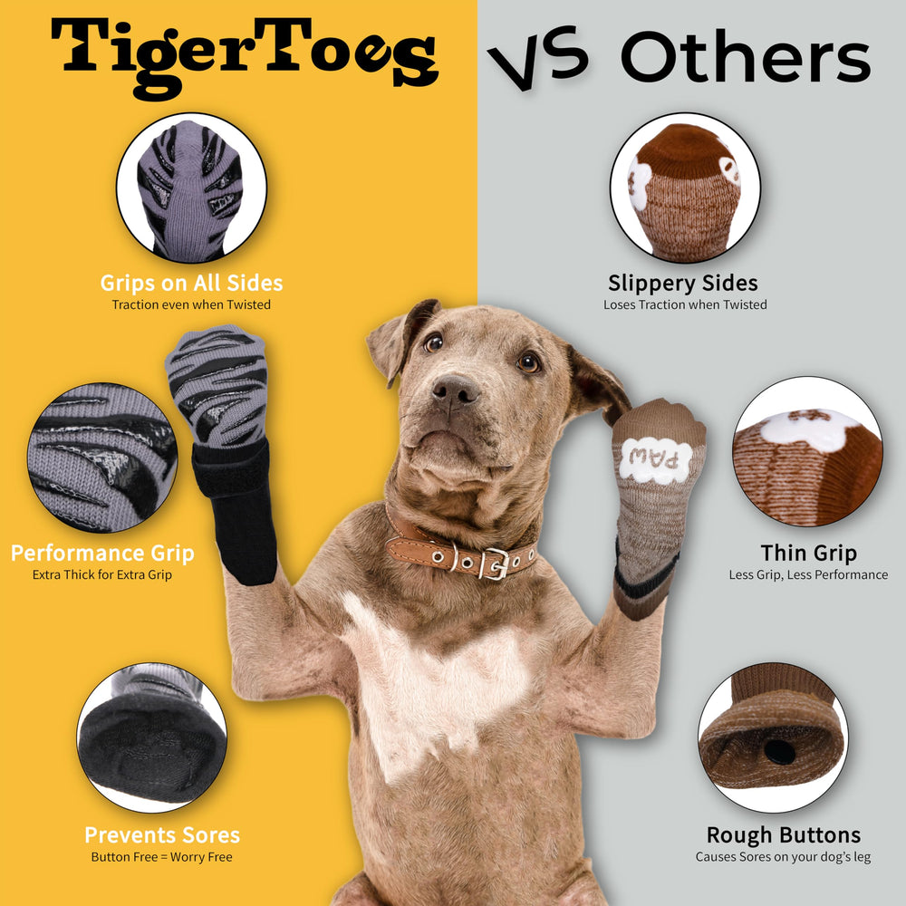 DOK TigerToes XXL senior-dog-traction highlights stability on smooth surfaces