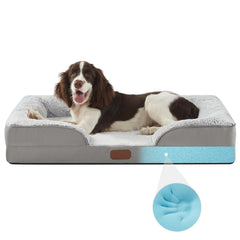 Dokdogs orthopedic dog bed memory-foam closeup offering even support and plush comfort for aging dogs