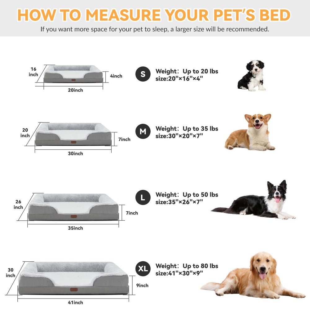 Dokdogs orthopedic bed removable-cover emphasizing easy washing and maintenance
