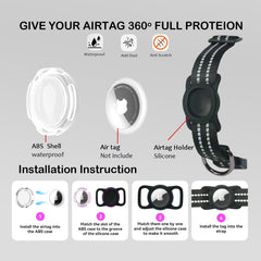 Dokitag AirTag holder close-up showing protective design for trackers.