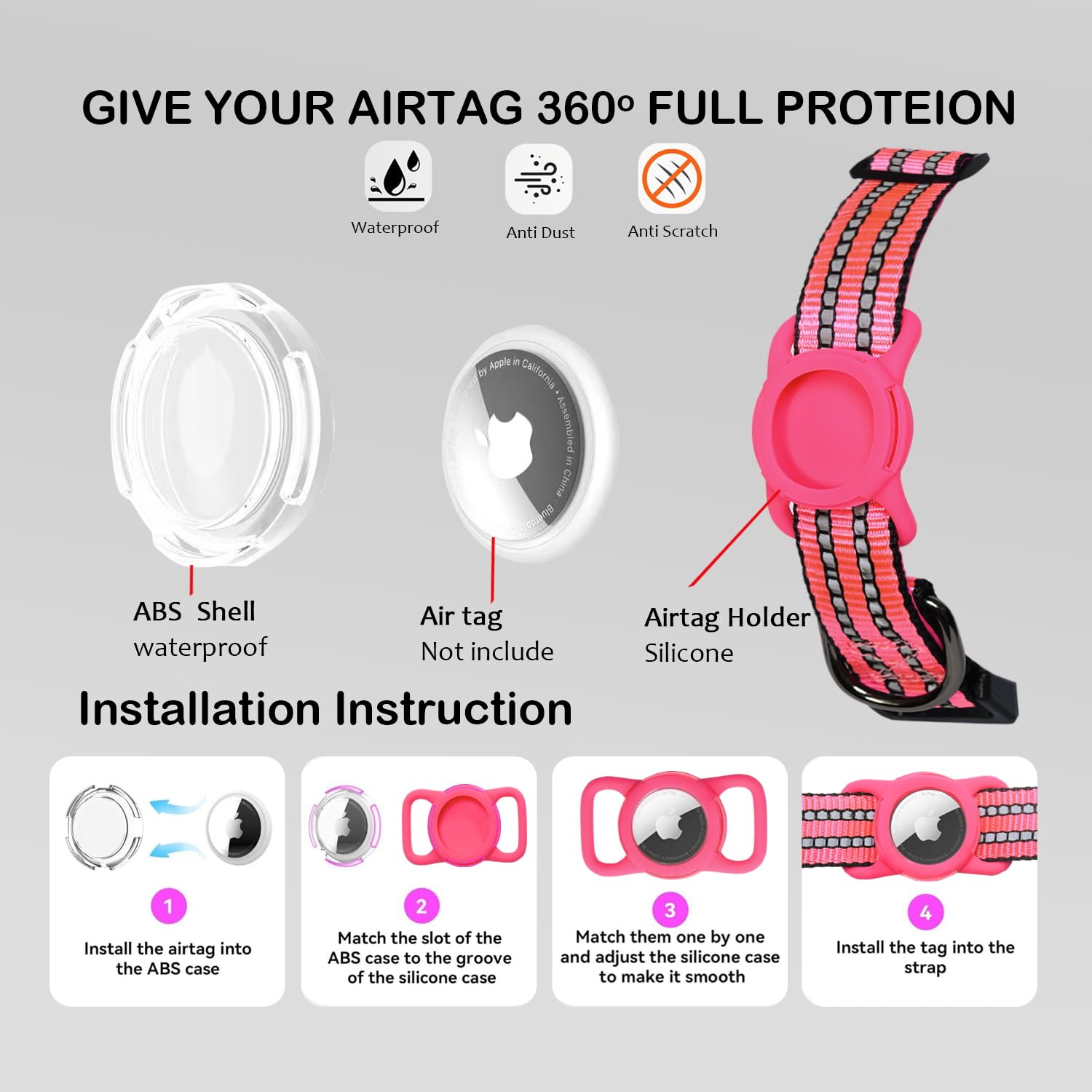 Dokitag QR code pet ID tag enables quick profile access for reuniting pets.