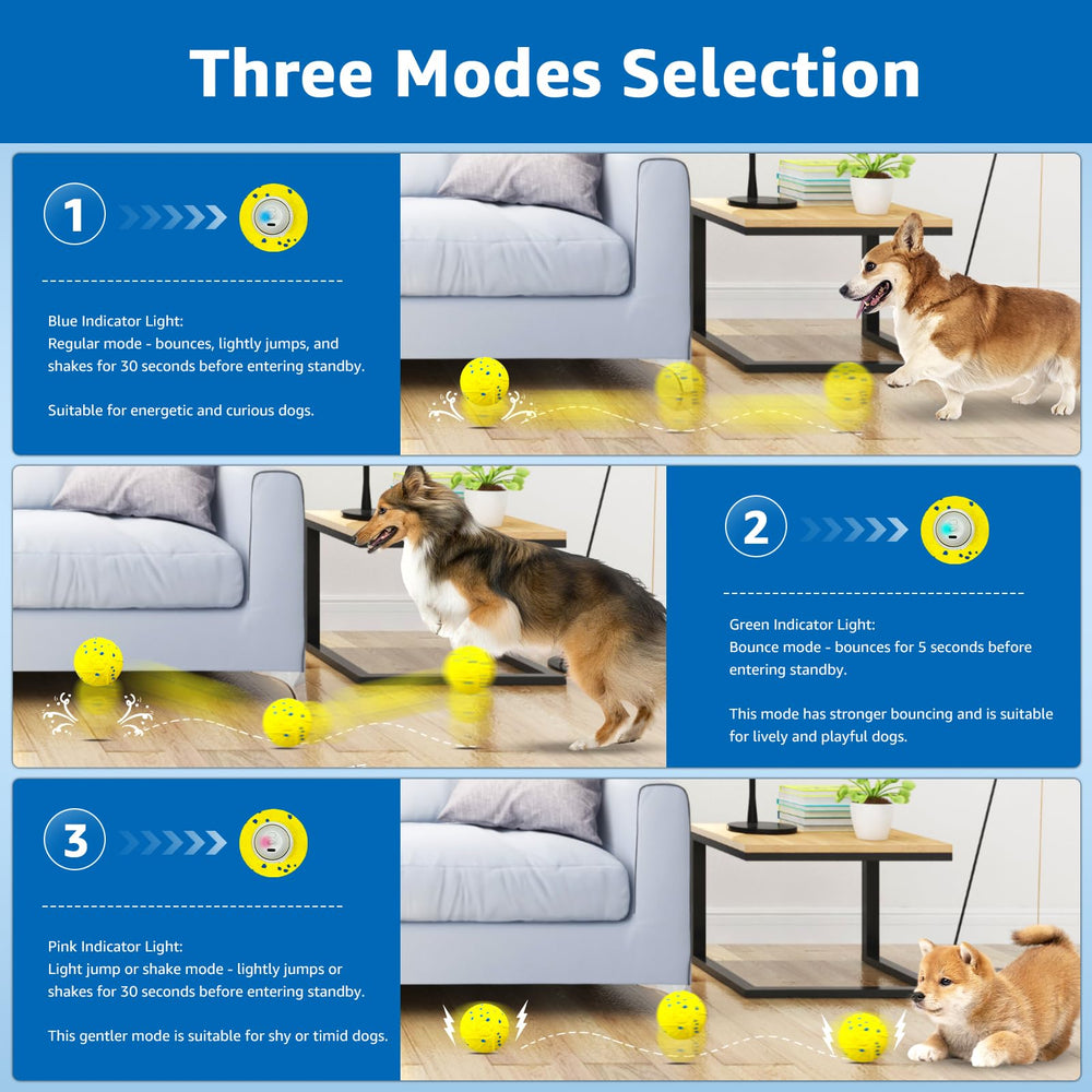 Dolita interactive dog ball with bite-resistant E-TPU for chewers