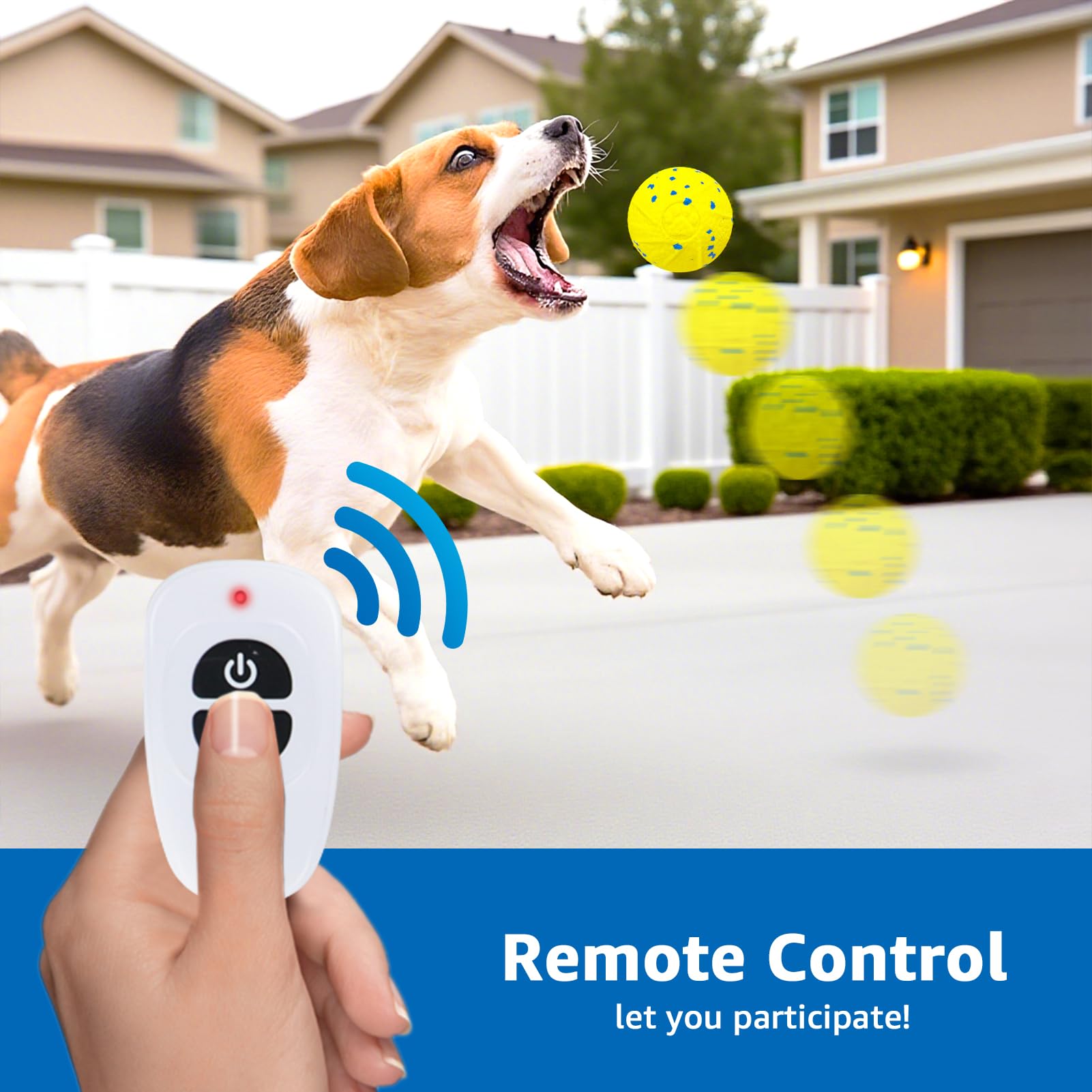 Dolita interactive dog ball in vibration mode for engagement