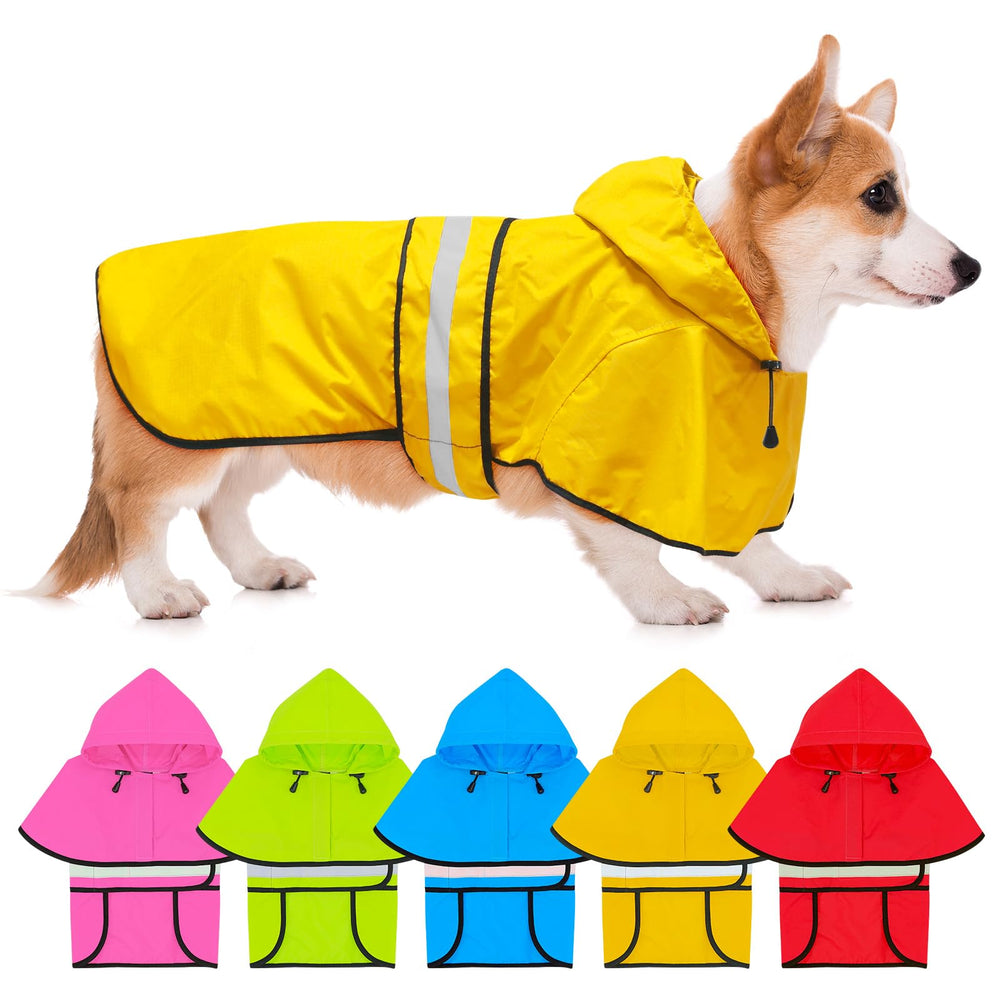 Dolitego dog raincoat suitable for small, medium, and large dogs.