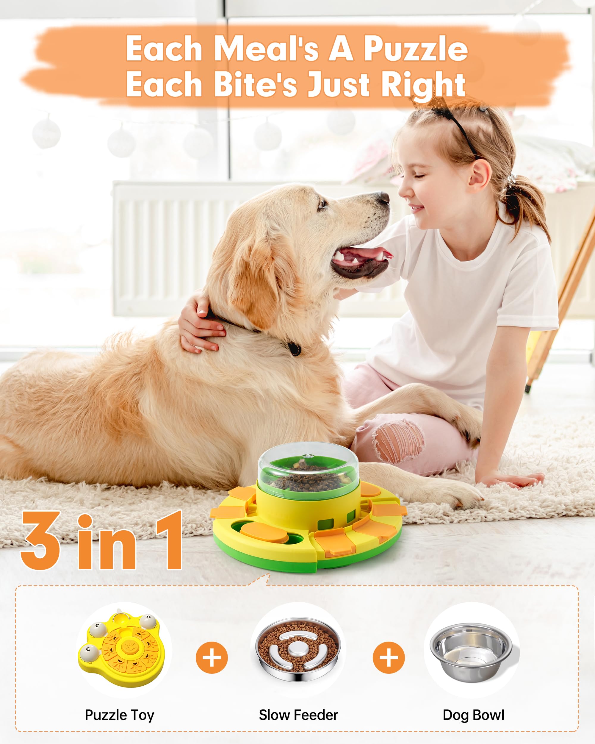 DollSheriffgoo dog puzzle Level 2 hidden-treats reveals rewards through effort.