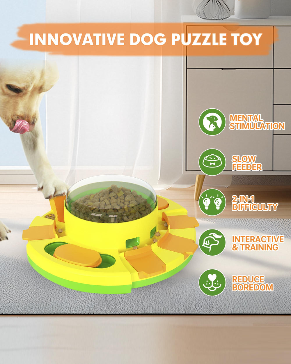 DollSheriffgoo dog puzzle Level 2 mental-training encourages thinking and focus.