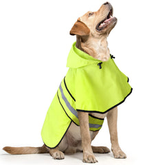 Domagiker waterproof raincoat fabric detail supports dry, comfortable walks.