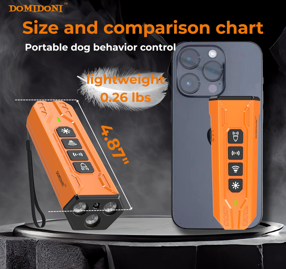 DomiDoni Alpha Pro packaging, ready-to-use training device for dogs 6 months and up
