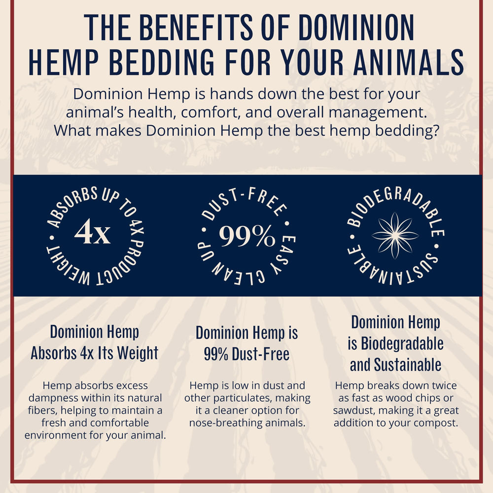 Dominion Hemp Bedding nesting chicks provides a soft, secure bed for hatchlings.