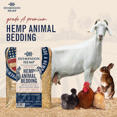 Dominion Hemp Bedding soft texture close-up highlighting gentle feel for small animals.